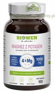 Magnez z Potasem 4 x Mg Biowen