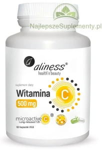 Witamina C 500 mg, microactive 12h Aliness