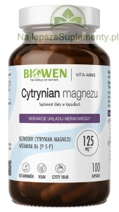 Cytrynian Magnezu Biowen Mg+ B6